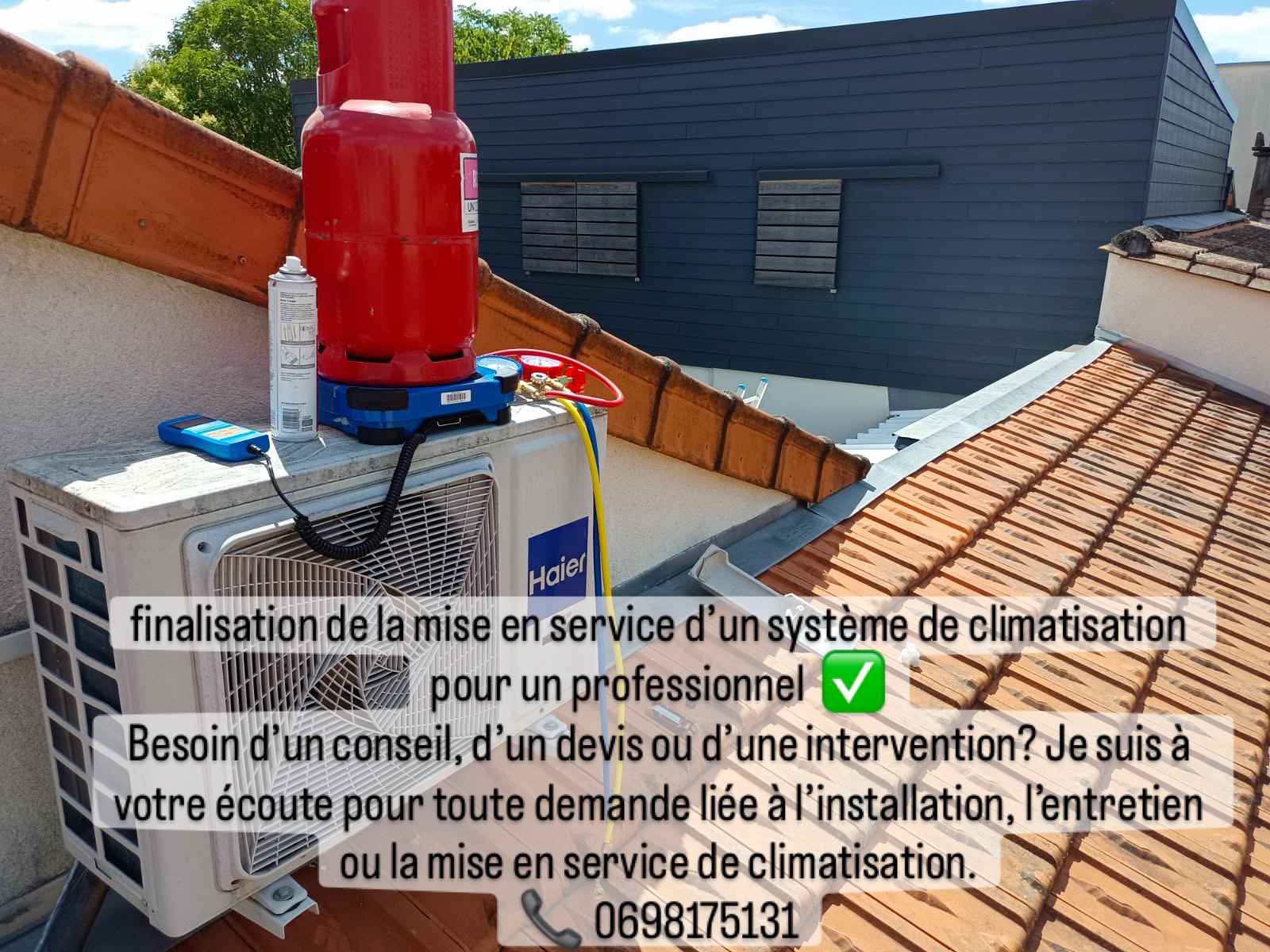 Photo intervention mise en service 1