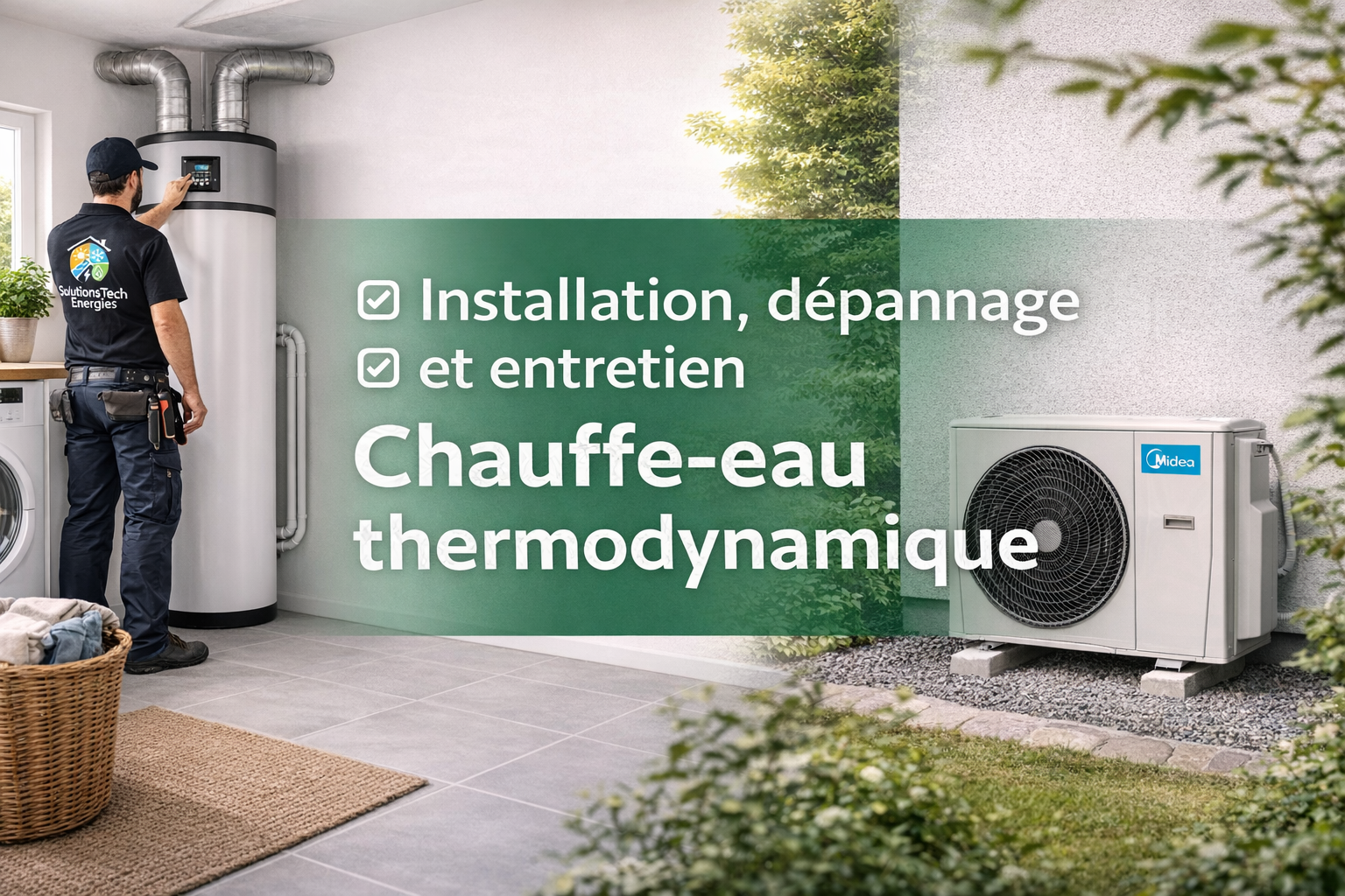Chauffe-eau thermodynamique SolutionsTechEnergies en Charente