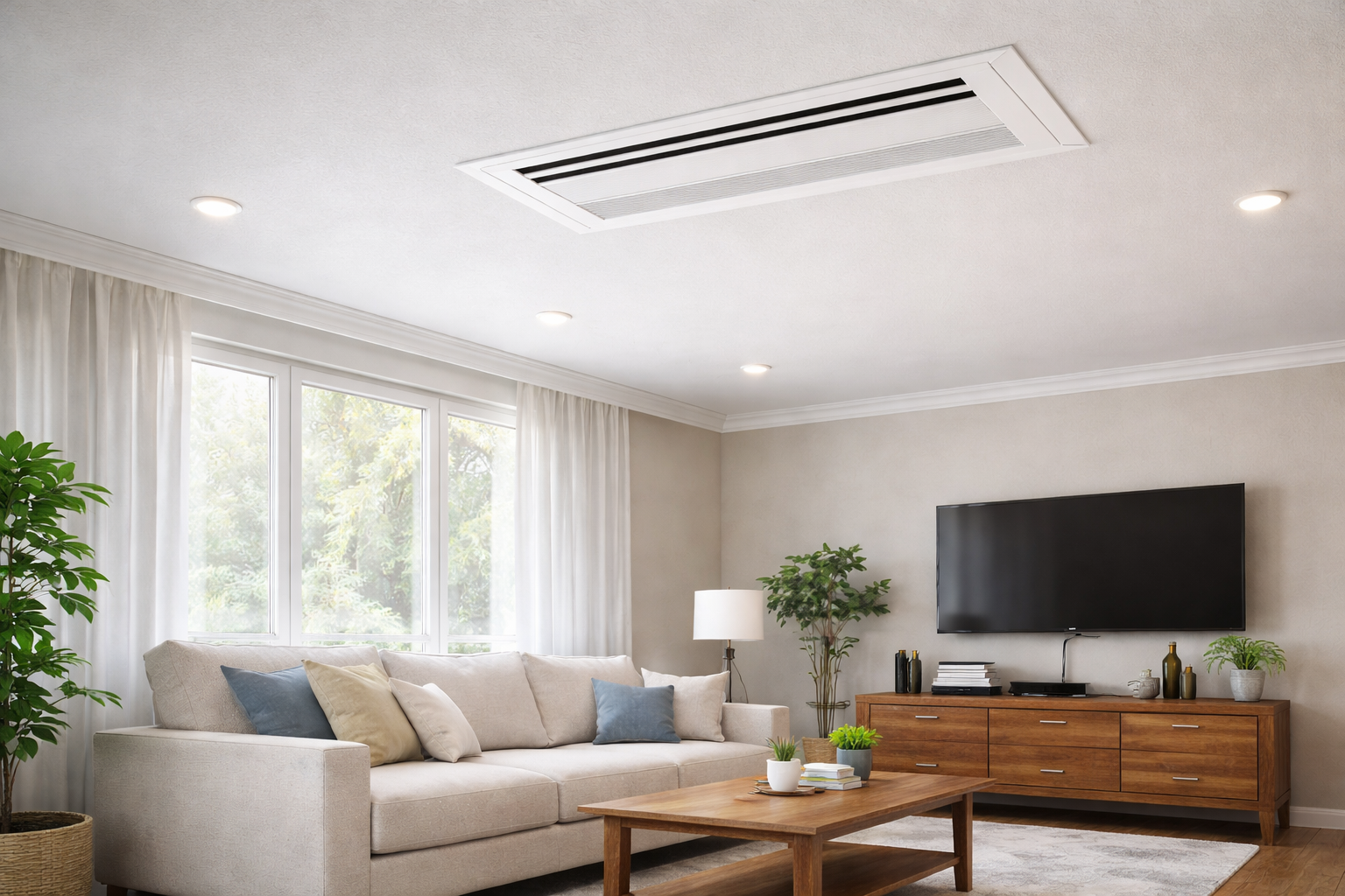 Réseau gainable installation maison