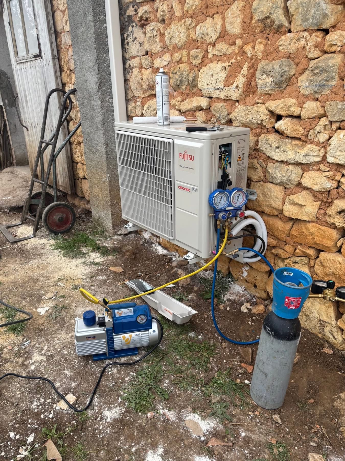 Mise en service climatisation Fujitsu Atlantic