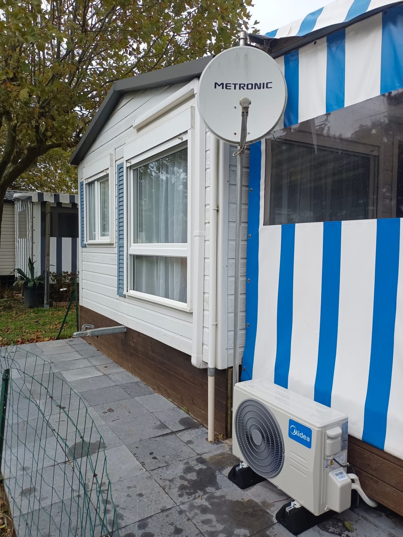 Façade du mobil-home