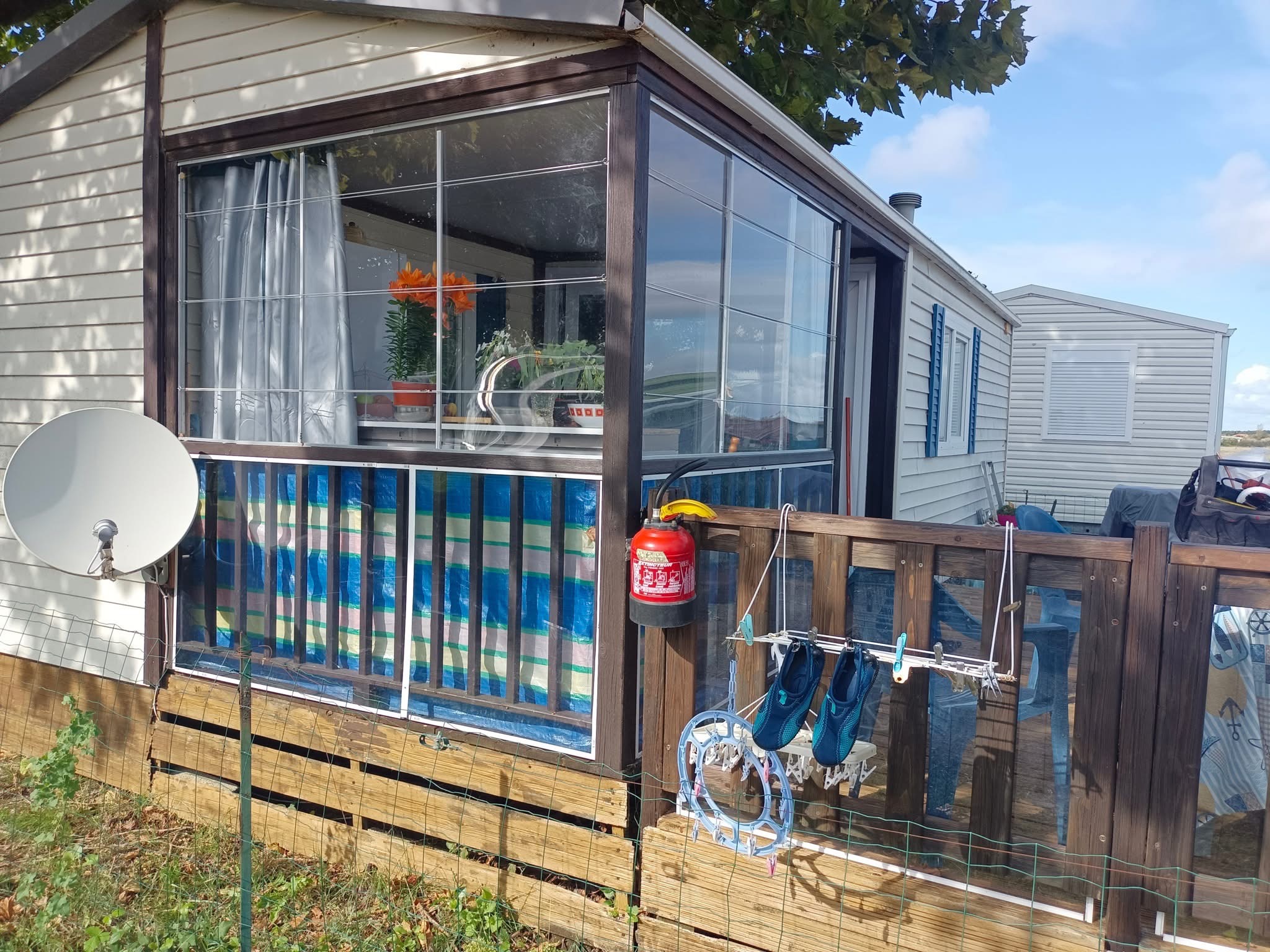 Mobil-home extérieur chantier 2